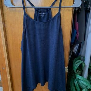 Navy Athleta Open Back Tank